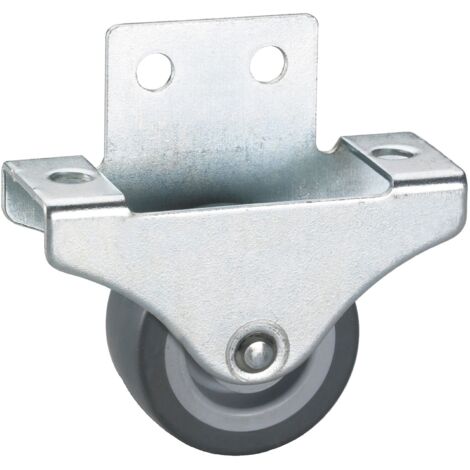 Parkett Bockrolle (Transportrolle) Rad ø 38 mm 55 kg Platte oben/seitlich
