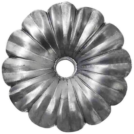 IAM DESIGN Geländerstab Rosette ø 95mm aus Schmiedeeisen - Zierelement für Treppengeländer, Schmiedeeisen