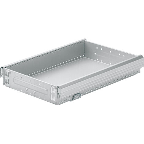 Systema Top Stahlschubkasten EB 392mm , ET 730mm Alu-finish