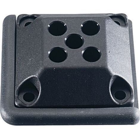 HETTICH Systema Top 2000 Sockelplatte mit Kantenschutz, schwarz (1/5)