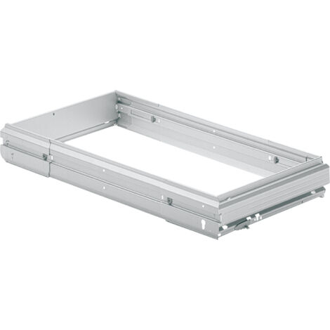 HETTICH Systema Top 2000 Hängeregistratur-Rahmen 534-706 / 400 mm Alu-Finish