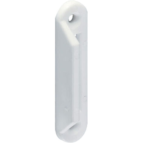 Hettich Möbelschloss-Schließwinkel,  55x13x10mm,  Typ 5514 30123,  weiß unbehandelt