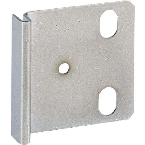 Hettich Möbelschloss-Anschlagwinkel,  10x 47x 44,5,  32mm 4515,  Stahl vernickelt