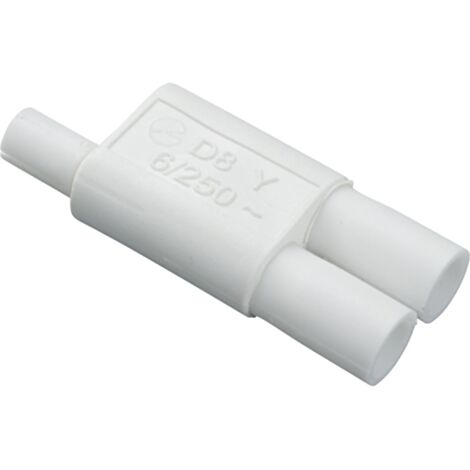 Mini-Stecker Y-Verteiler 230 V, Leistung max. 550 Watt