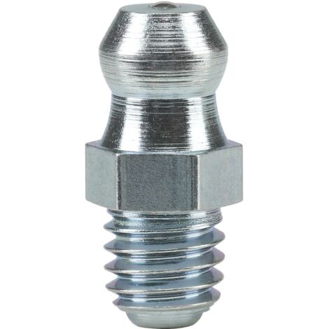 Kegelkopf (Hydraulik) Schmiernippel gerade H1 Gewinde Größe R1/4"