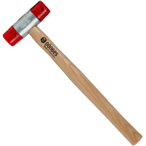 Plastikhammer Kopfdurchmesser ø 27 mm Hammer mit Eschenstiel Stiellänge 265 mm