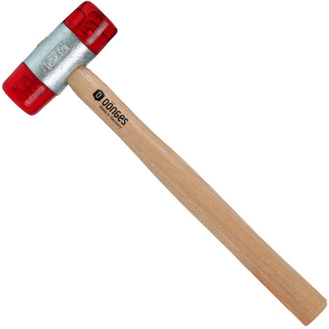 Plastikhammer Kopfdurchmesser ø 40 mm Hammer mit Eschenstiel Stiellänge 265 mm