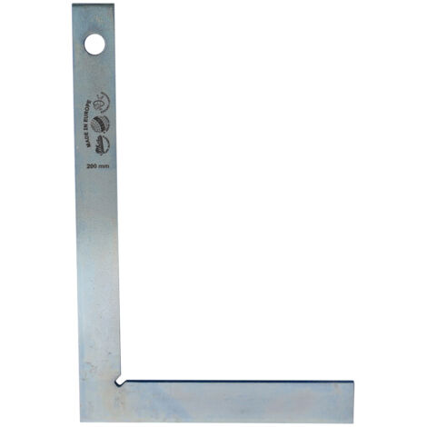 Schlosserwinkel ohne Anschlag Winkel Schenkellänge 200x130 mm Stahl verzinkt