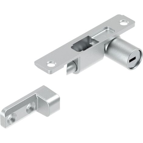 MACO Drehsperre aufschraubbar, selbstschließend, silber, sperrbar (10535)