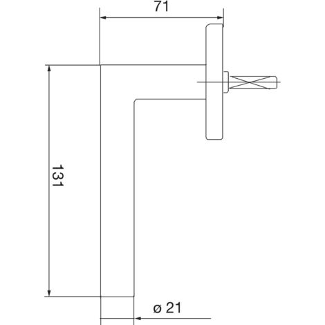 Roto Line 7 x 35 mm raamgreep. kopen? Vergelijk bij