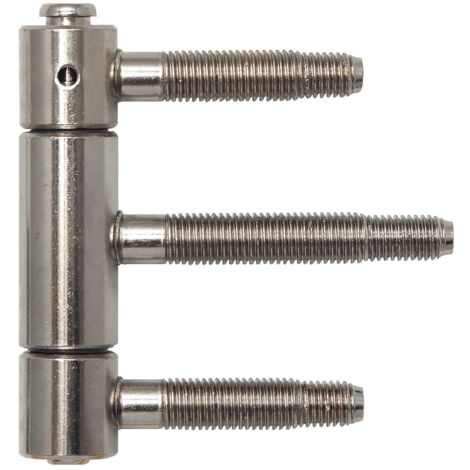Herkula-Band 3-teilig, mit Aushängesicherung, ø 22 mm, Stahl vernickelt (1/3)