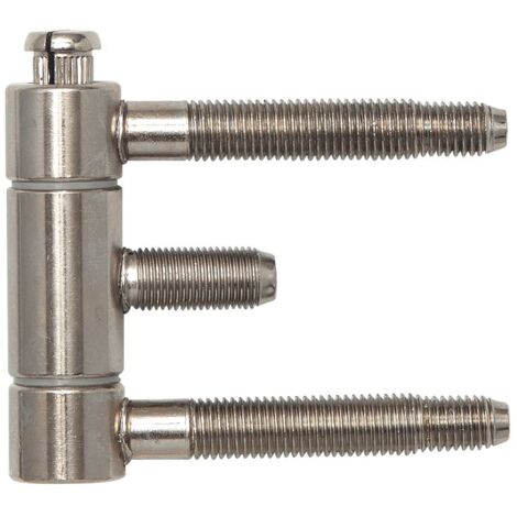 SFS Stahlzargenband (Türband) 3-teilig, Einbohrband 18x61mm Stahl vernickelt