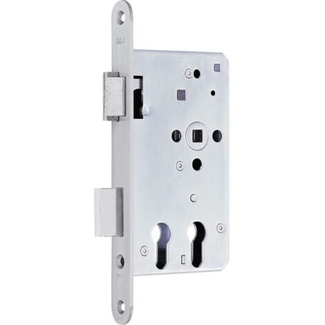 BKS Fluchttürschloss 2328 für 2 PZ, 1-flg, Funktion E, rechts, Edelstahl