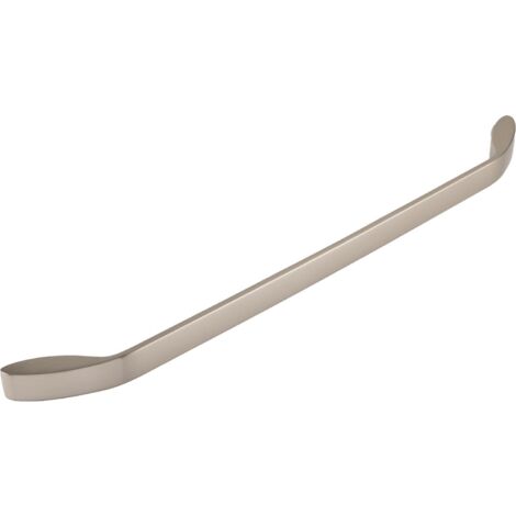 Siro Möbelgriff Idaia LA 320 mm - Griff für Schränke und Schubladen, Zinkdruckguss Edelstahl Effekt