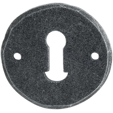 HALCÖ Schlüsselrosette STUBAI - BB, ø 53 mm, verzinkt schwarz passiviert