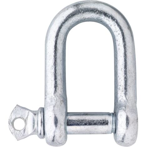 Normschäkel verzinkt Bolzen-ø 20 mm Lichte=27 mm Tragkraft 1600 kg