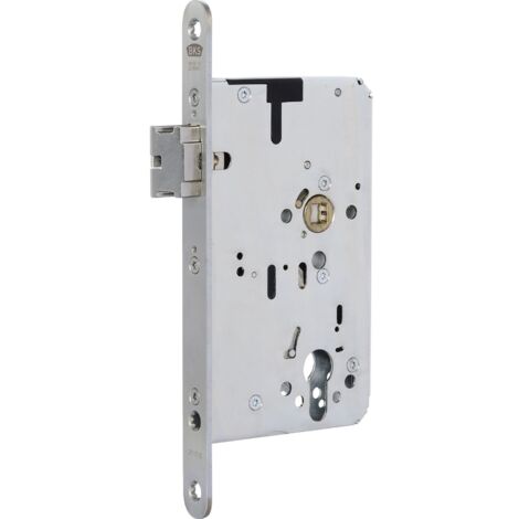 BKS Fluchttürschloss B-21170-42-L-8 2-flg. Funktion E, Rundstulp 24,PZ 65 univ. (1/5)