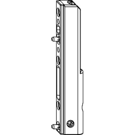 MACO Ecklagerband PVC, mit 3 mm Positionszapfen, 120 kg, silber (52478)