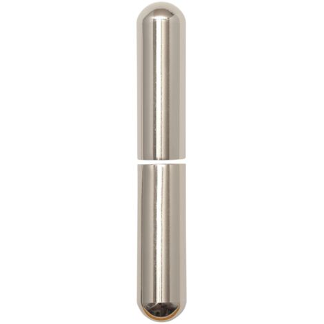 Zierhülse aus Aluminium Aufsteckhülse vernickelt für Einbohrbänder Band ø 20mm, Bandhöhe 112mm, oben + unten