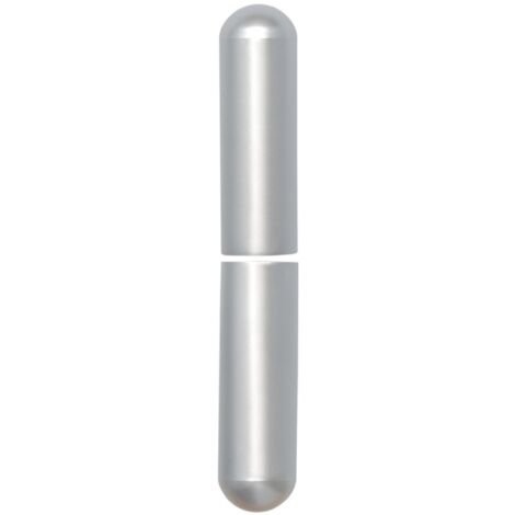 Zierhülse aus Aluminium  Aufsteckhülse verchromt matt für Einbohrbänder  Band ø 20mm, Bandhöhe 112mm, oben + unten