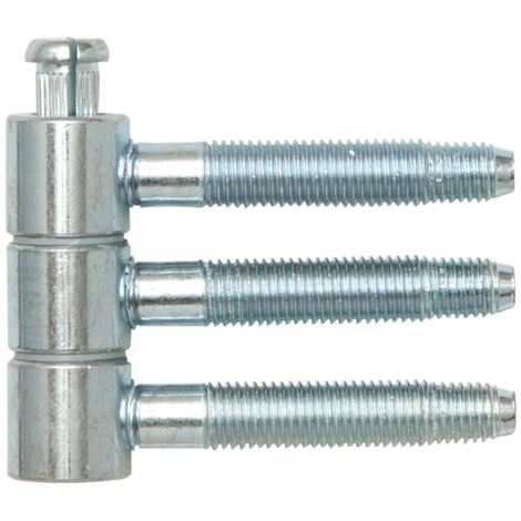 SFS Einbohrband (Steckband) 3-teilig, ø 16mm Höhe 46,7 mm Türband verzinkt