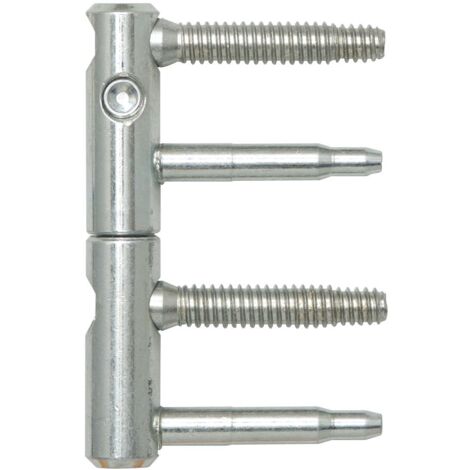 Türband ANUBA 3-DIM 2-tlg. Bolzen 45 mm, Bandhöhe 92mm, ø 15mm, verzinkt silber