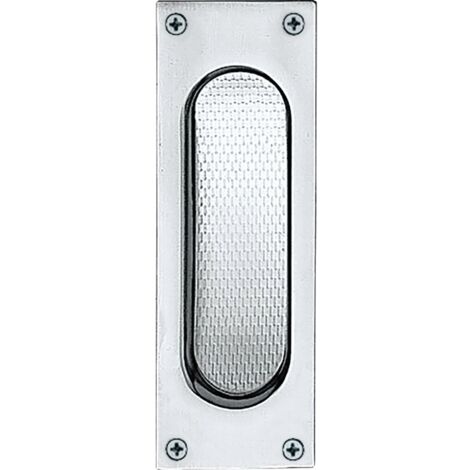 MARCHESI Schiebetürmuschel eckig, 40 x 120 mm, Edelstahl matt