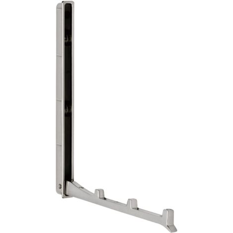 Klapphaken Came zum Einlassen - 3 Haken, Höhe 177 mm, ZN Edelstahl Effekt