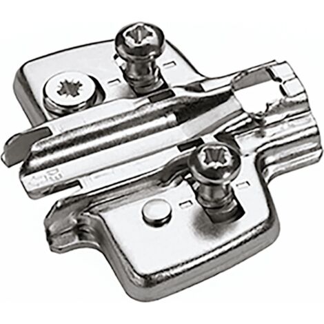 HETTICH Exzenter Kreuzmontageplatte, Systemschraube, Distanz 3 mm