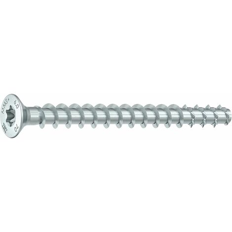 HECO-MM plus Senkkopf 7,5x50 Schraubanker mit Bewertung, Stahl verzinkt - 100 Stück