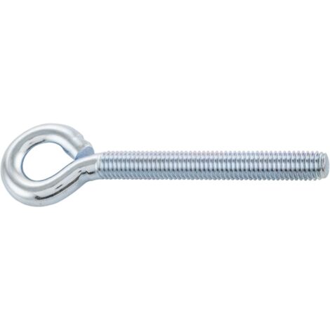 Ringschrauben mit metrischem Gewinde ø M8x80 mm Ösenschrauben verzinkt-blau