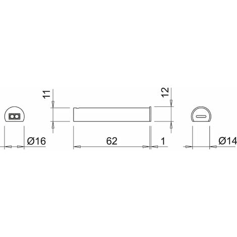 LED-IR Sensor- Türschalter 36/72 W 12/24 V/DC, umstellbar, weiß