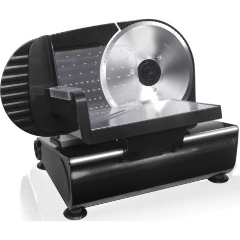 Silva Allesschneider elektrisch AS 520 - Schneidemaschine Brot und Wurst 0-15mm schwarz, 150W
