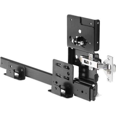ACCURIDE 1321 Beschlägegarnitur, Länge 608 mm, Stahl schwarz chromatiert