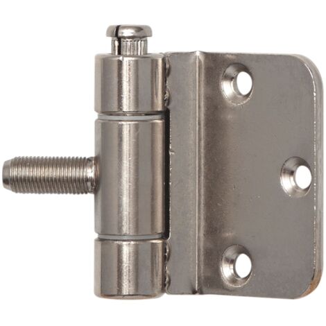 SFS Stahlzargenband (Türband) 3-teilig, Einbohrband 18x62mm Stahl vernickelt