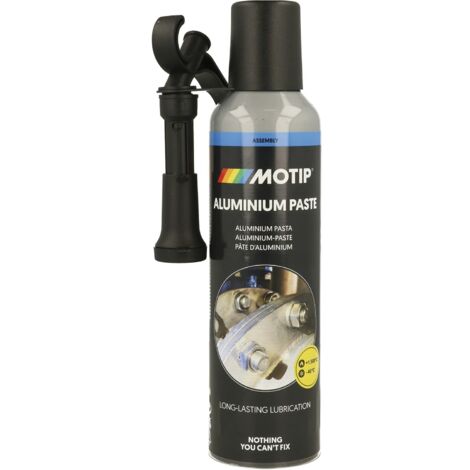 Motip Montagepaste - Alupaste für eine effiziente Montage und Demontage + Korrosionsschutz, hitzebeständig bis 1500 Grad, Kartusche 200ml