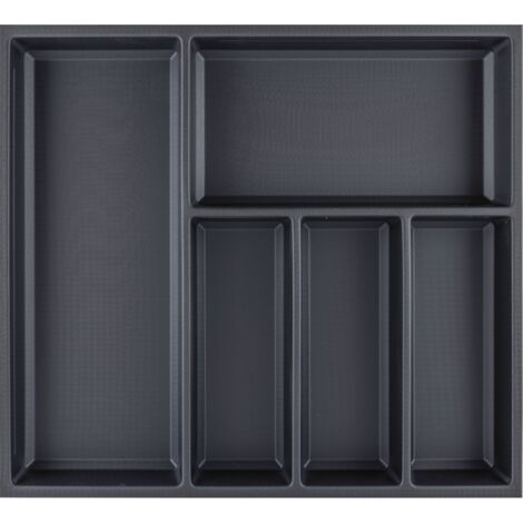 Agoform Besteck Organizer Sky Besteckeinsatz 520x53x473 Kunststoff schwarz