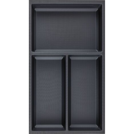Agoform Besteck Organizer Sky Besteckeinsatz 270x53x473 Kunststoff schwarz