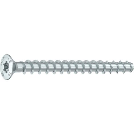 HECO-MM plus Senkkopf 7,5x70 Schraubanker mit Bewertung, Stahl verzinkt - 50 Stück