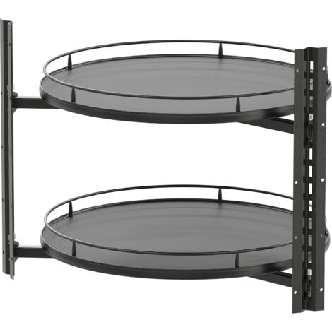 VS COR Wheel Pro Drehteller für Eckschrank Organizer - Rondell Küchenschrank drehbar 4/4-Kreis, KB 800mm, lava