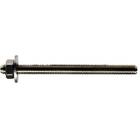 Fischer FIS A Gewindestangen M12 Länge 180mm mit Scheibe und Mutter, Edelstahl A4/R - 10 Stück (1/5)