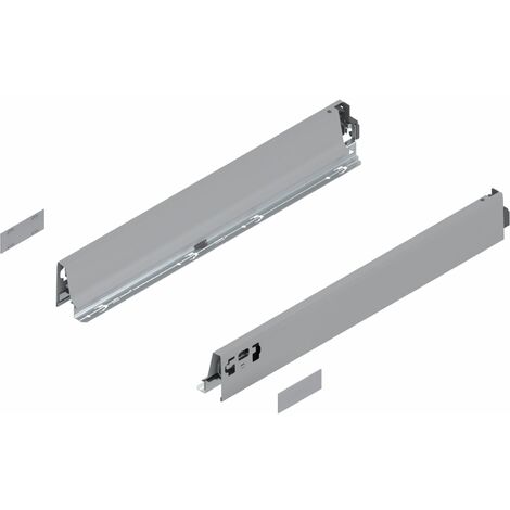 Blum Tandembox antaro N Schubladenschienen-Set 1 Paar, 30kg 400mm Vollauszug Blumotion, grau (1/5)