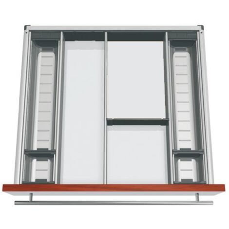 Blum Orga-Besteckeinsatz Facheinteilungs-Set KB 600mm, NL 500mm, grau