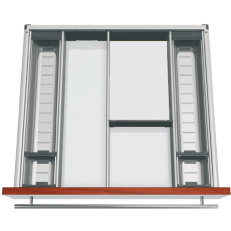Blum Orga-Besteckeinsatz Facheinteilungs-Set KB 600mm, NL 550mm, grau