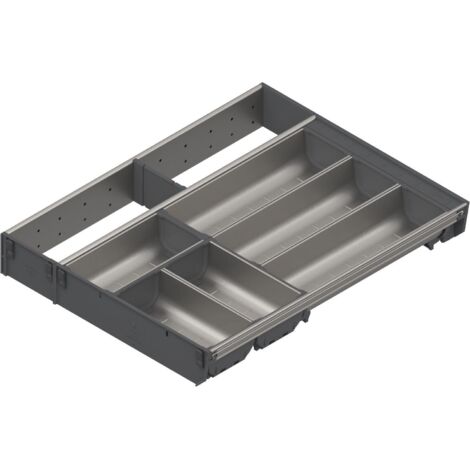 Blum Orga-Line Besteckeinsatz Facheinteilung Set ZSI.XXXKI4, NL 500mm, grau