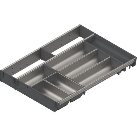 Blum Orga-Line Besteckeinsatz Facheinteilung Set ZSI.XXXKI4, NL 550mm, grau
