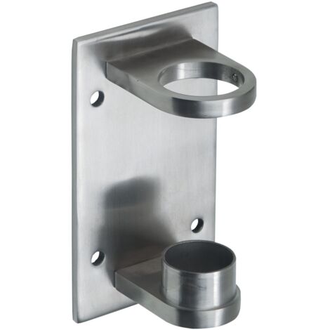 CROSO Wandanker für Rundrohr ø 42,4mm, Plattengröße 160 x 90 x 6mm,Edelstahl V2A (1/3)