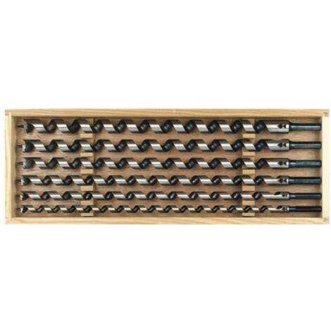 FISCH Schlangenbohrer-Kassette Länge 460 mm 6-teilig in Holzkassette (1/2)