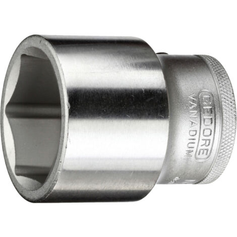 Gedore Steckschlüsseleinsatz, Nuss, 3/4'' 20 mm Antrieb, 6-kant, 24 mm Weite, Werkzeug, 32 24, Stahl verchromt (1/5)