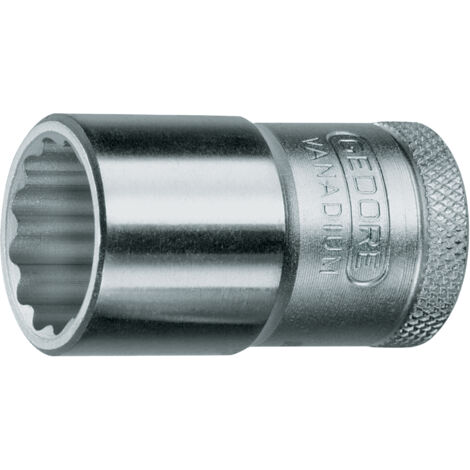 GEDORE D19 Steckschlüsseleinsatz  1/2 Zoll  12 kant Nuss  18 mm, 1 Stück für Steckschlüsselsatz 1 2 Zoll (1/5)
